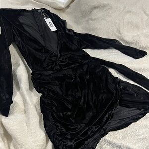 CBR Black Velvet Dress